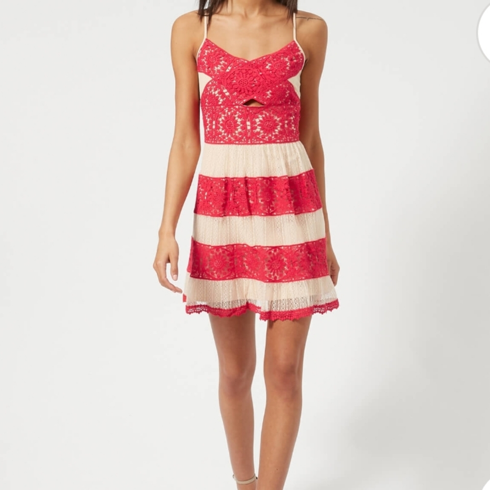 Foxixdox Two Toned mini dress